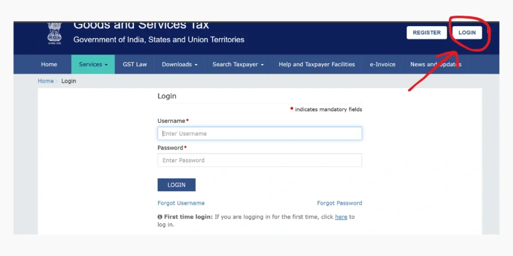 GST Login