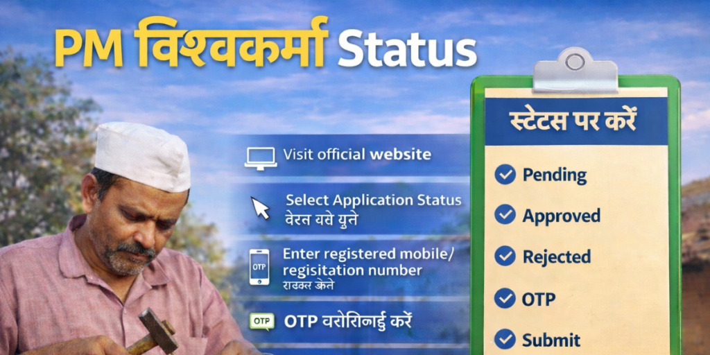 PM Vishwakarma status check guide